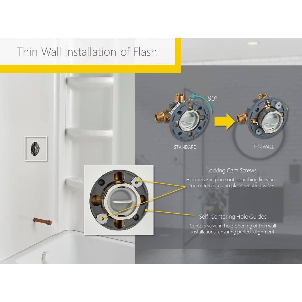 Tub and Shower Trim Package with 2.5 GPM P304582