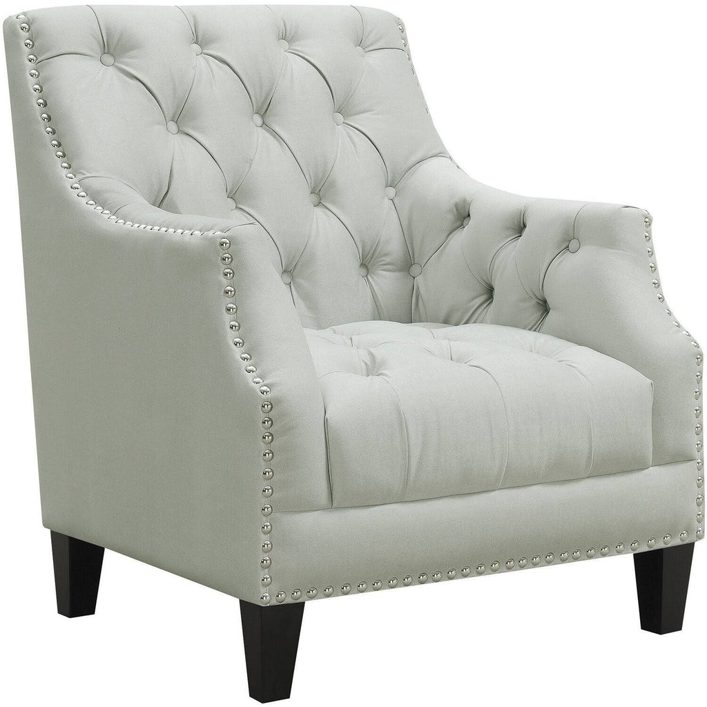 Light Gray Tufted Accent Chair N214082