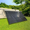 RV Awning Shade Screen with Zipper 8'X15'3'' W9060