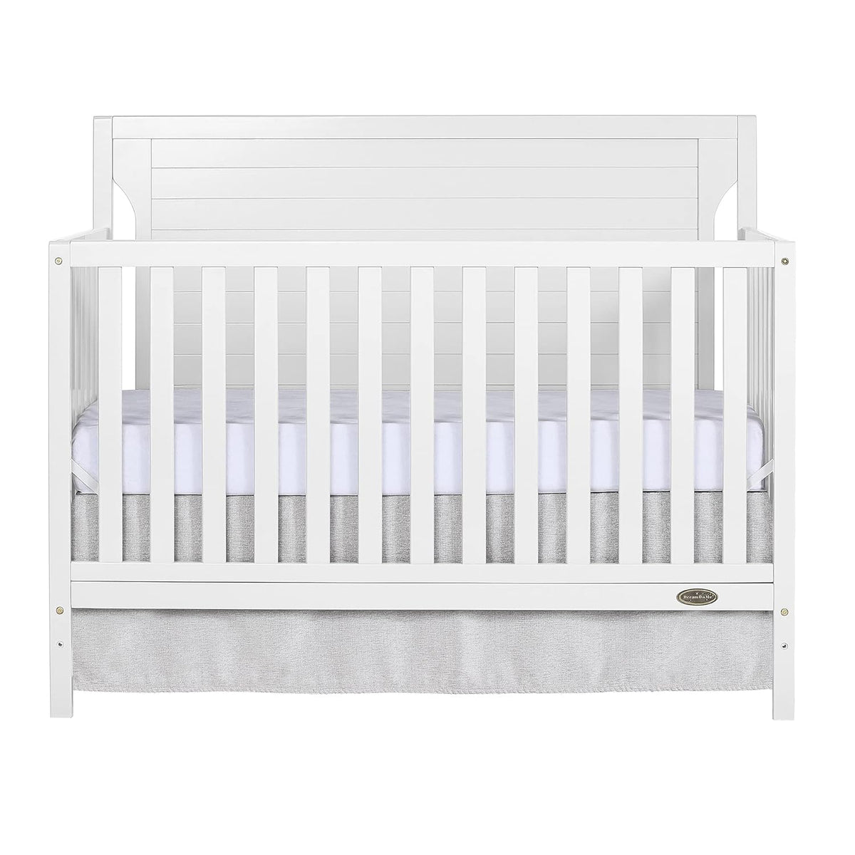 5-in-1 Convertible Crib in Pebble Grey L1701