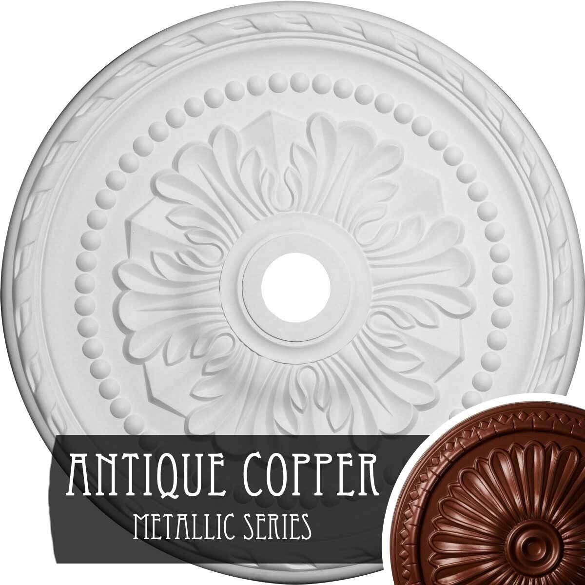 Painted Ceiling Medallion B4158