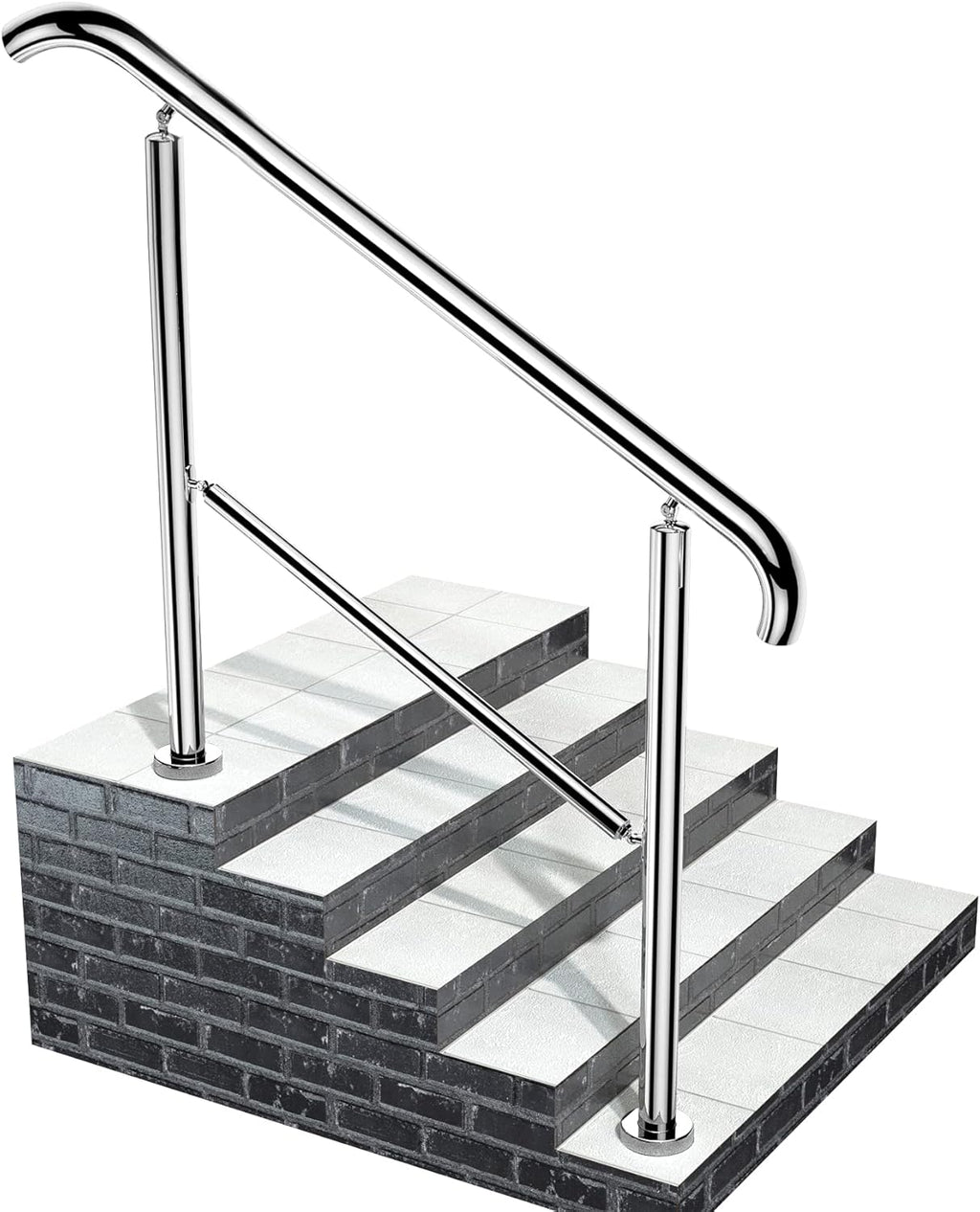 Stair Railing for 1, 2, 3 Steps X9511