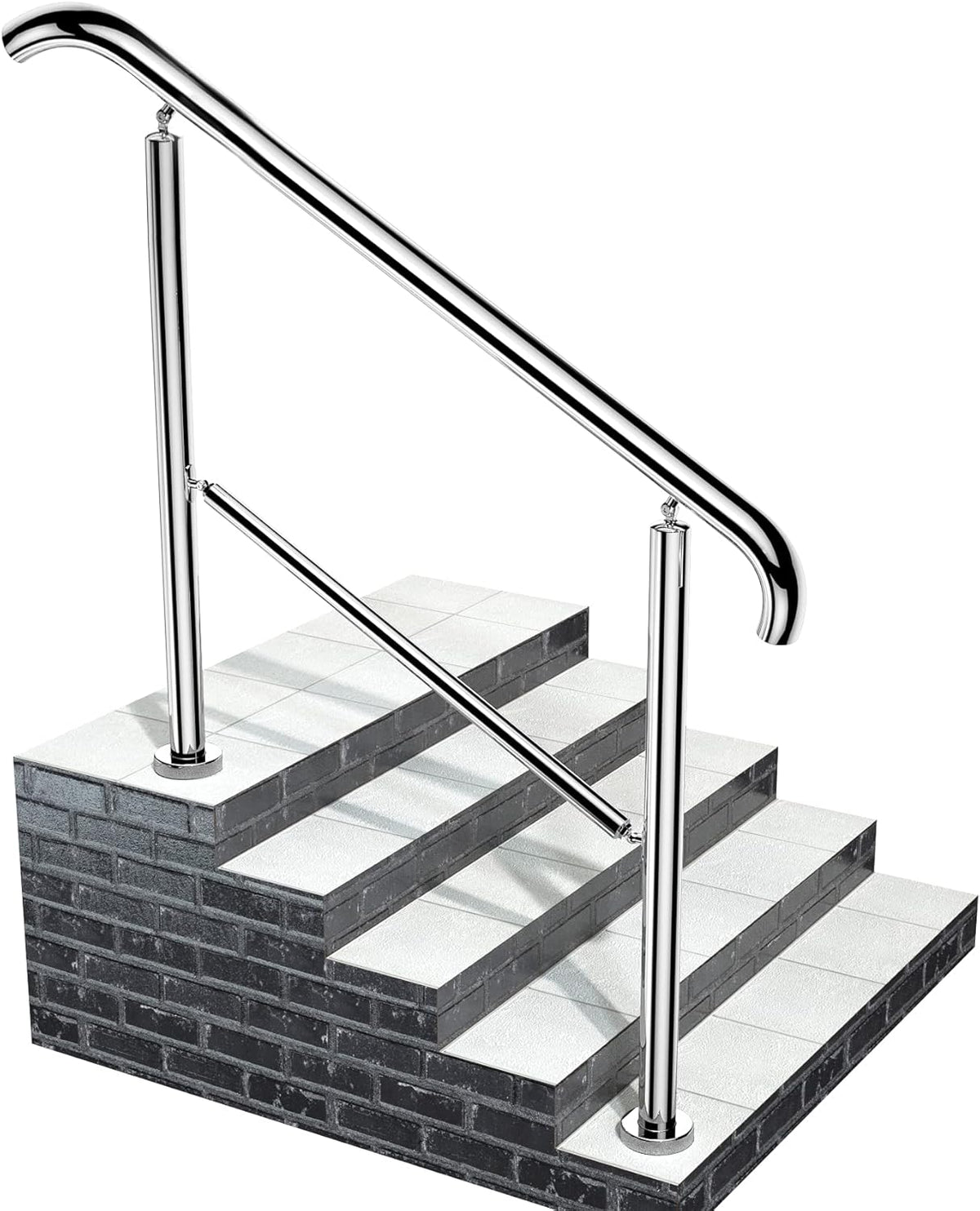 Stair Railing for 1, 2, 3 Steps X9511