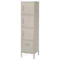 Beige High Cabinet with Drawer and Doors L96387
