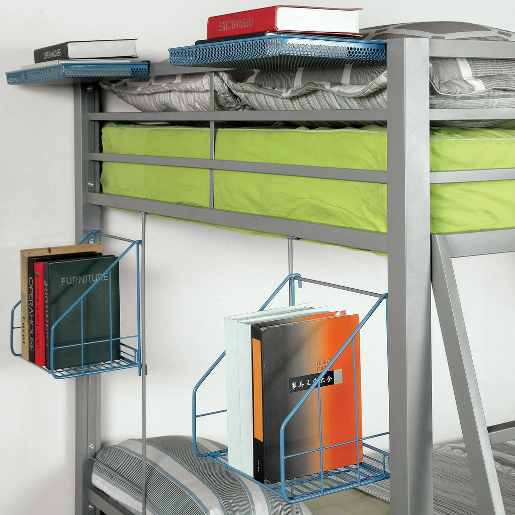 Green Metal 5-Piece Bunk Bed Set N451413