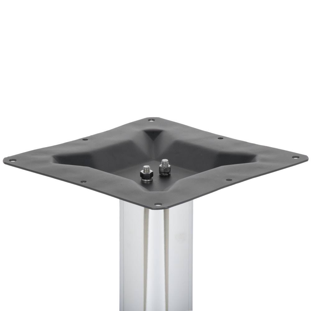 Chrome Stamped Steel Cross Table Base I43899