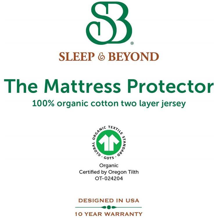 Organic Cotton Waterproof Mattress Protector Cal King H82092
