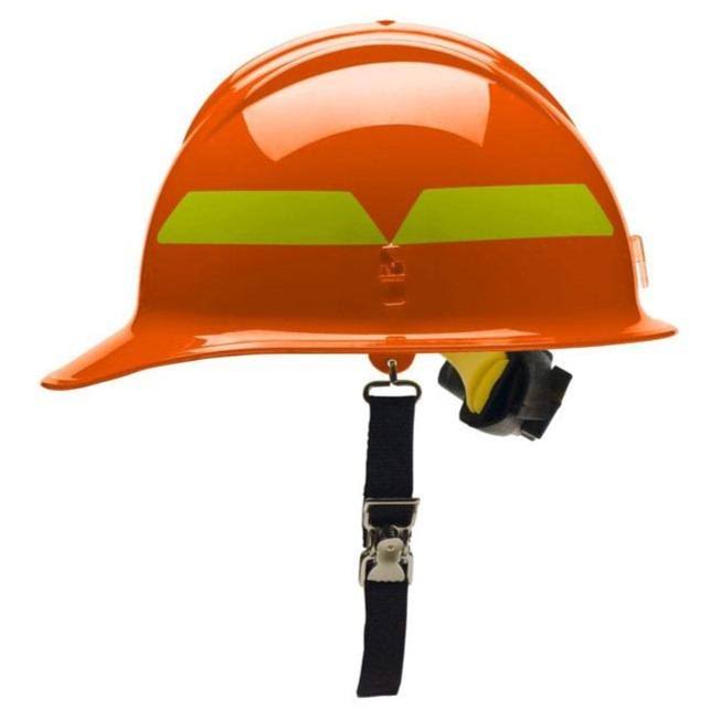 Orange Cap Helmet with Ratchet Suspension V504