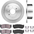302 mm 5 Lug Brake Disc Rotors + Ceramic Brake Pads + Clips Q6135