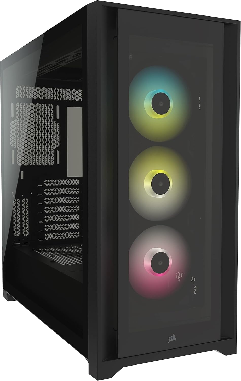 White Tempered Glass Mid-Tower ATX PC Case N5580