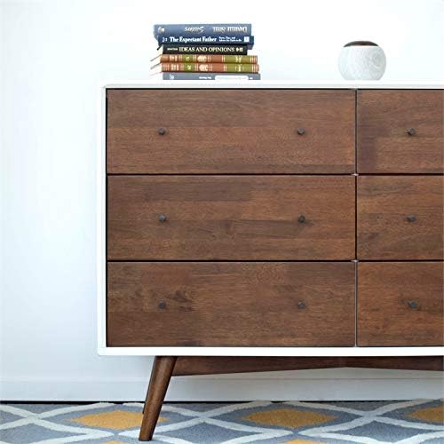White 6-Drawer Solid Wood Dresser W767702
