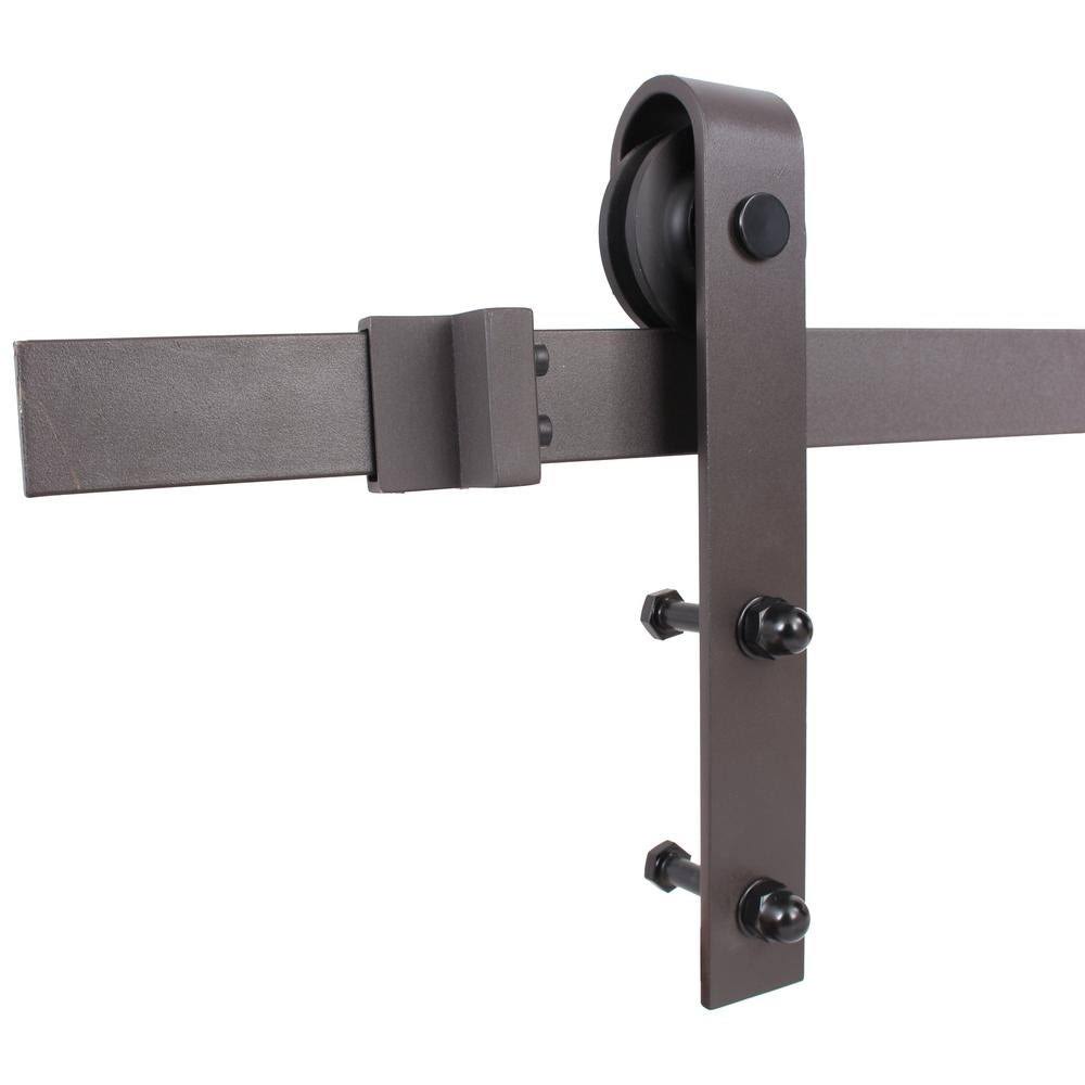 Stained Double Barn Door with Hardware Kit P802043