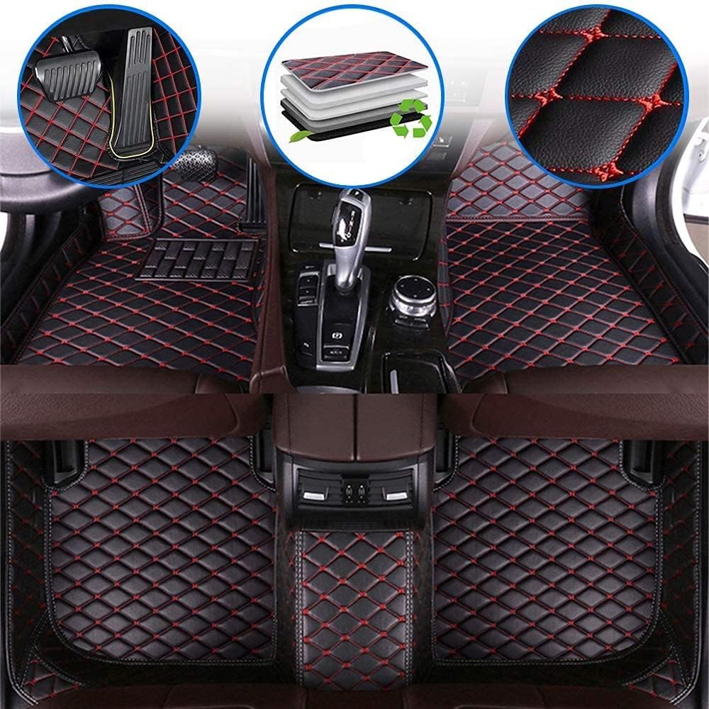 Custom Full Coverage All Weather Non-Slip Leather Car Floor Mats U257