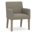 Upholstered Dining Armchair Chenille Basketweave Taupe W94855