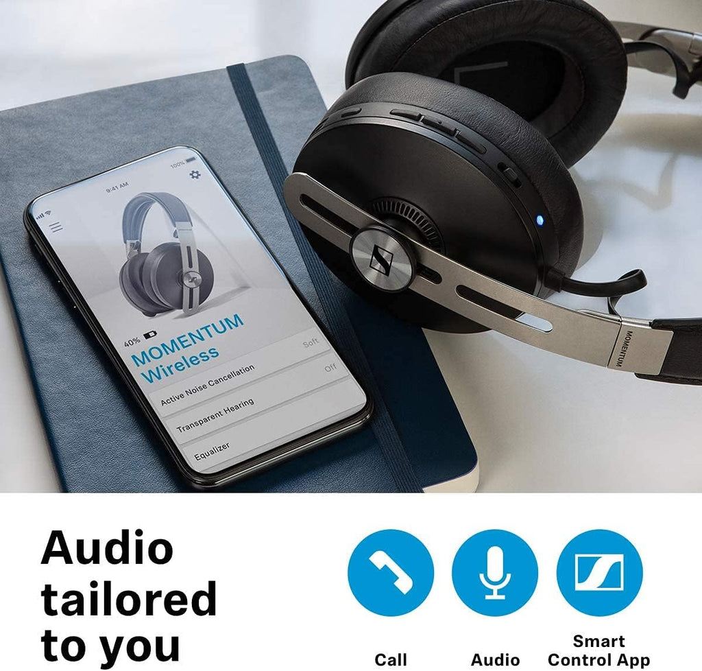 Wireless Noise Cancelling Headphones Black C2741