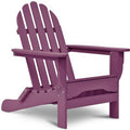 Lilac Plastic Adirondack Chair D748707