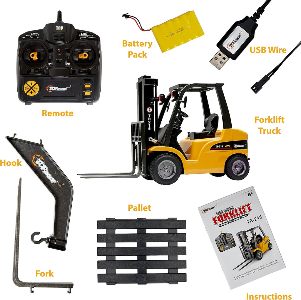 Remote Control Forklift 8 Channel 1:10 Scale Z632476