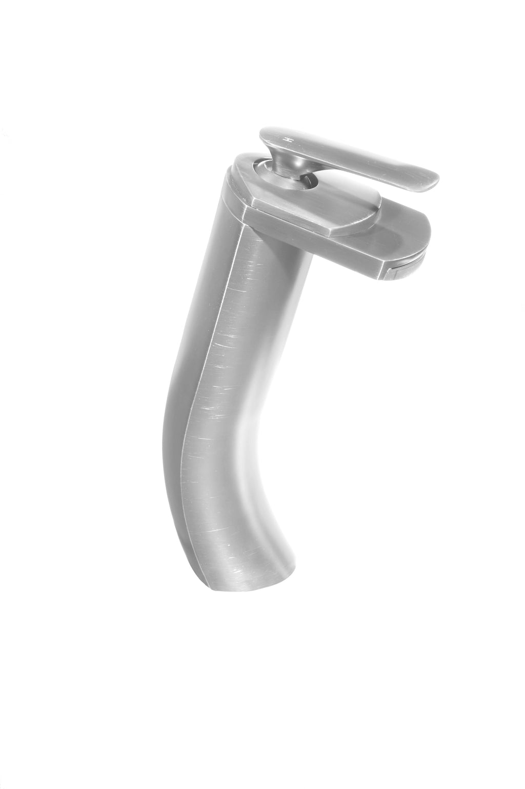 Brushed Nickel Waterfall Vessel Faucet W3519