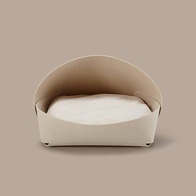 Oatmeal Hooded Dog Bed B824
