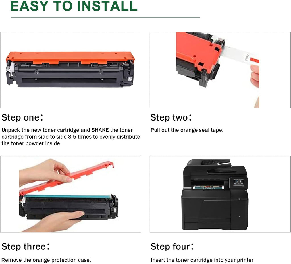 Compatible Toner Cartridge Replacement, 5 Pack D9707