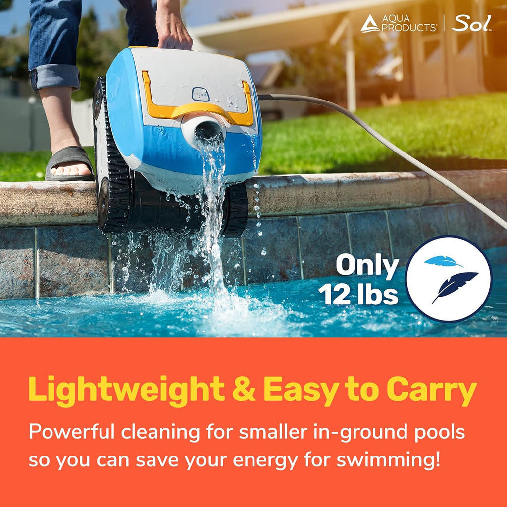 Robotic Pool Cleaner with 50ft Cable X818