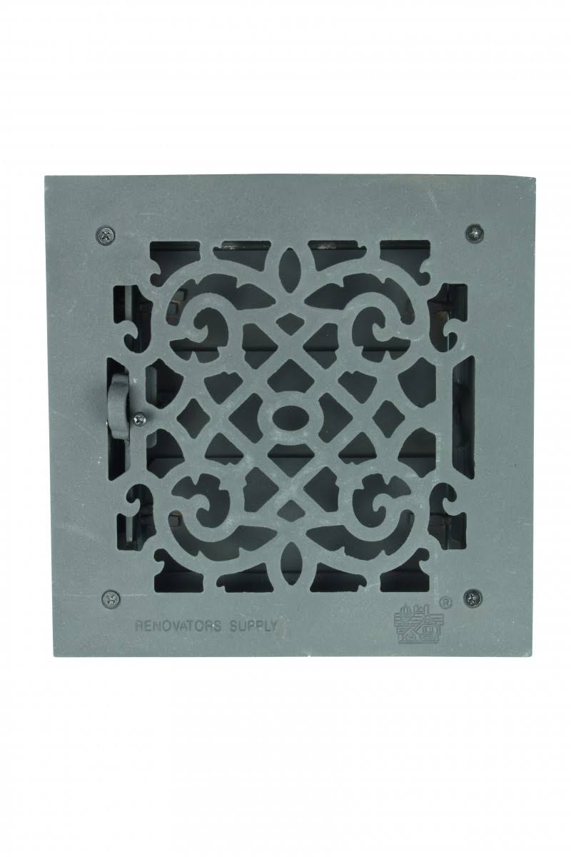 4 Floor Heat Register Louver Vent Cast 8x22 Duct V9126