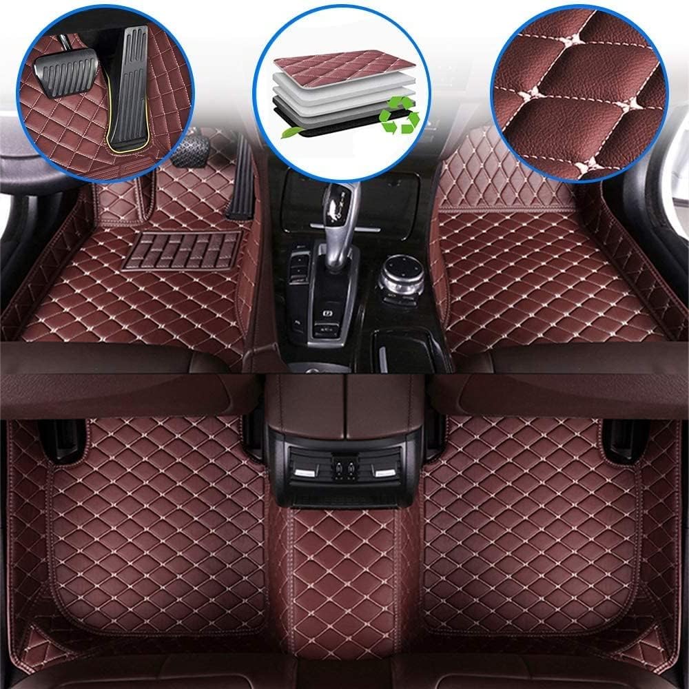 Custom Full Coverage All Weather Non-Slip Leather Car Floor Mats U257