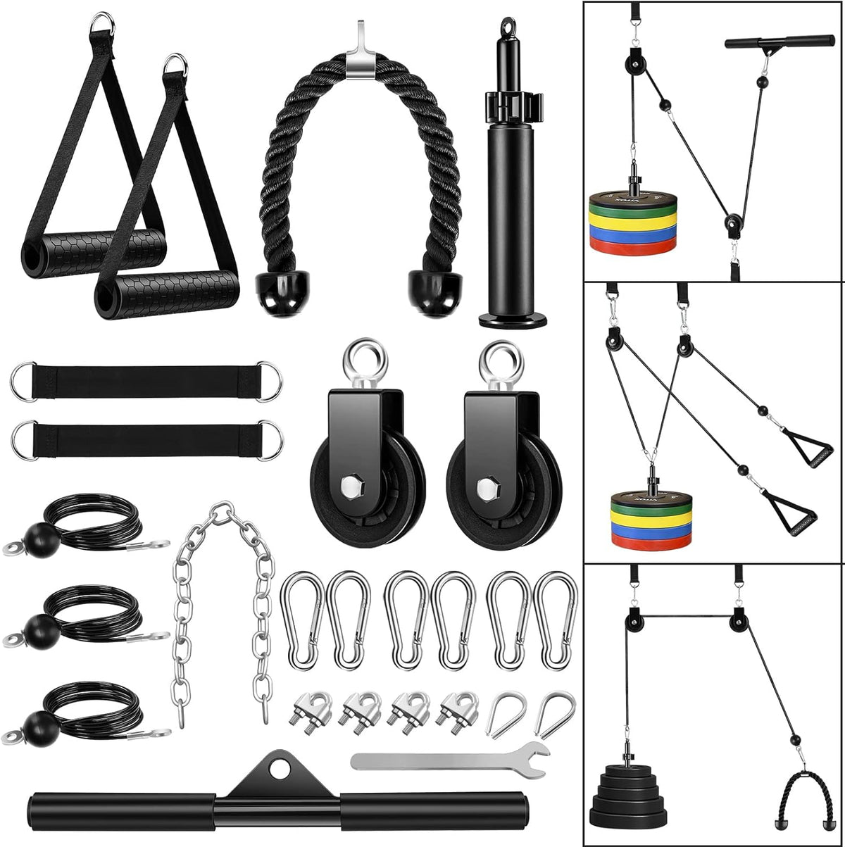 Cable Pulley System Gym 27 pcs Set C98483