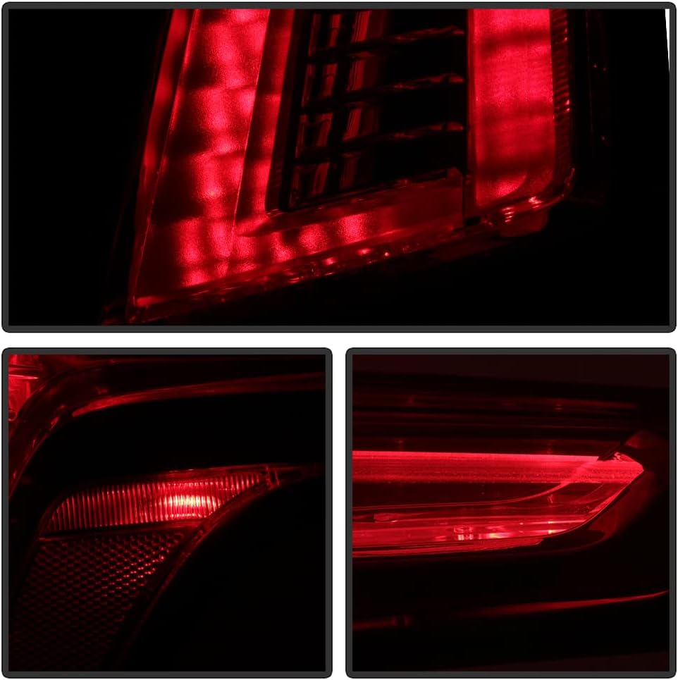 All Red Lens LED Tail Light Brake Lamp Assembly Replacement Right Passenger Side I37674