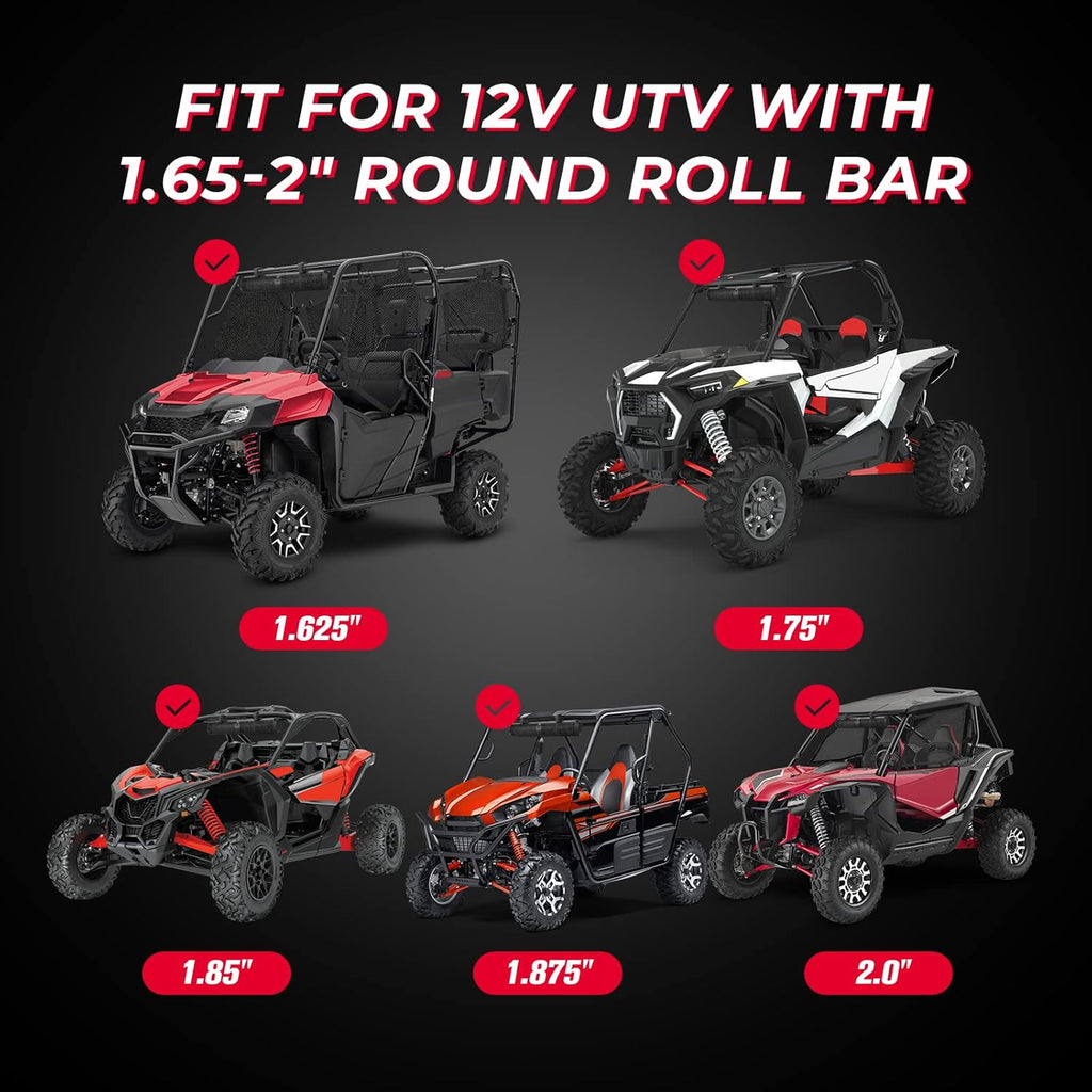 4 inch Bluetooth Waterproof Roll Bar Speakers M6247