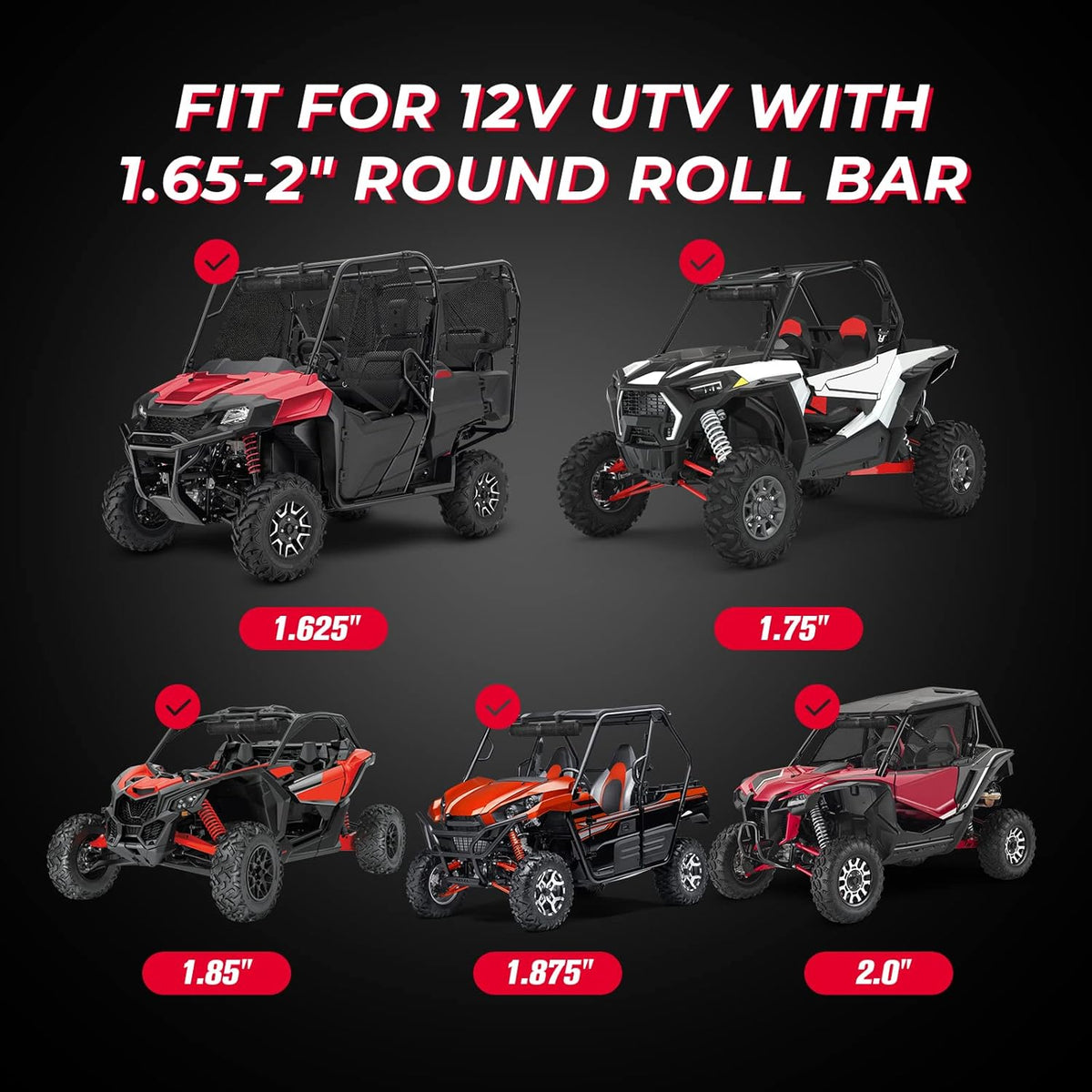 4 inch Bluetooth Waterproof Roll Bar Speakers M6247