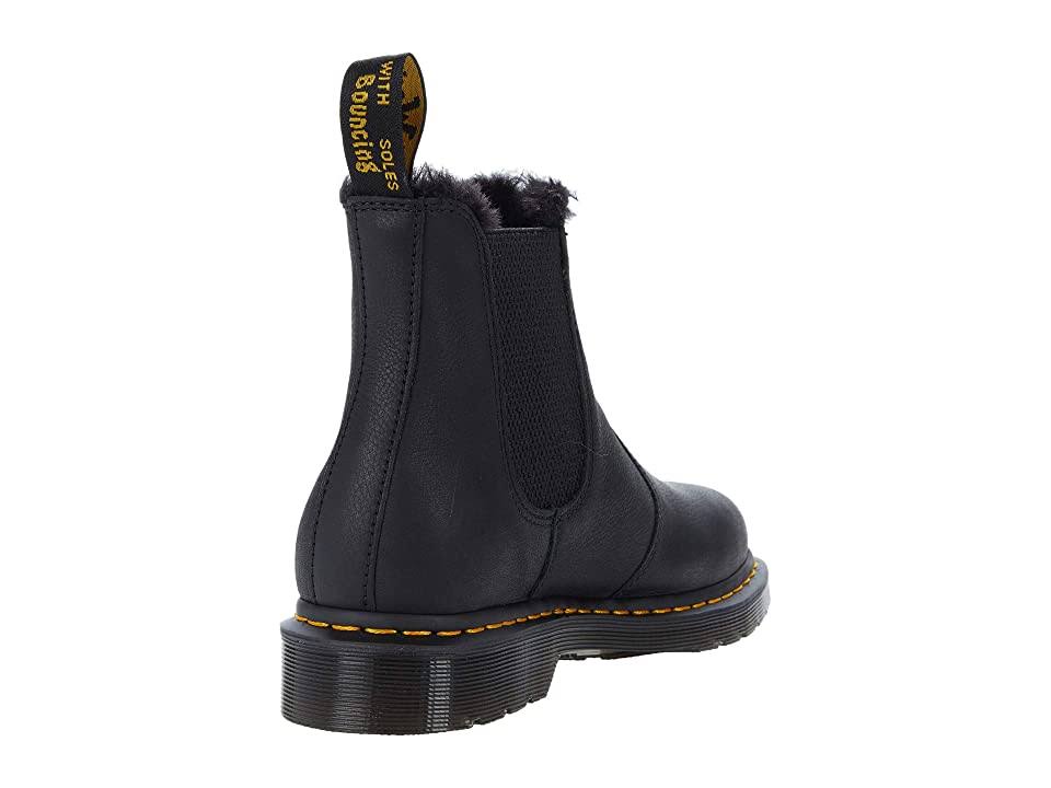 Black Faux Fur Lined Chelsea Boots G310