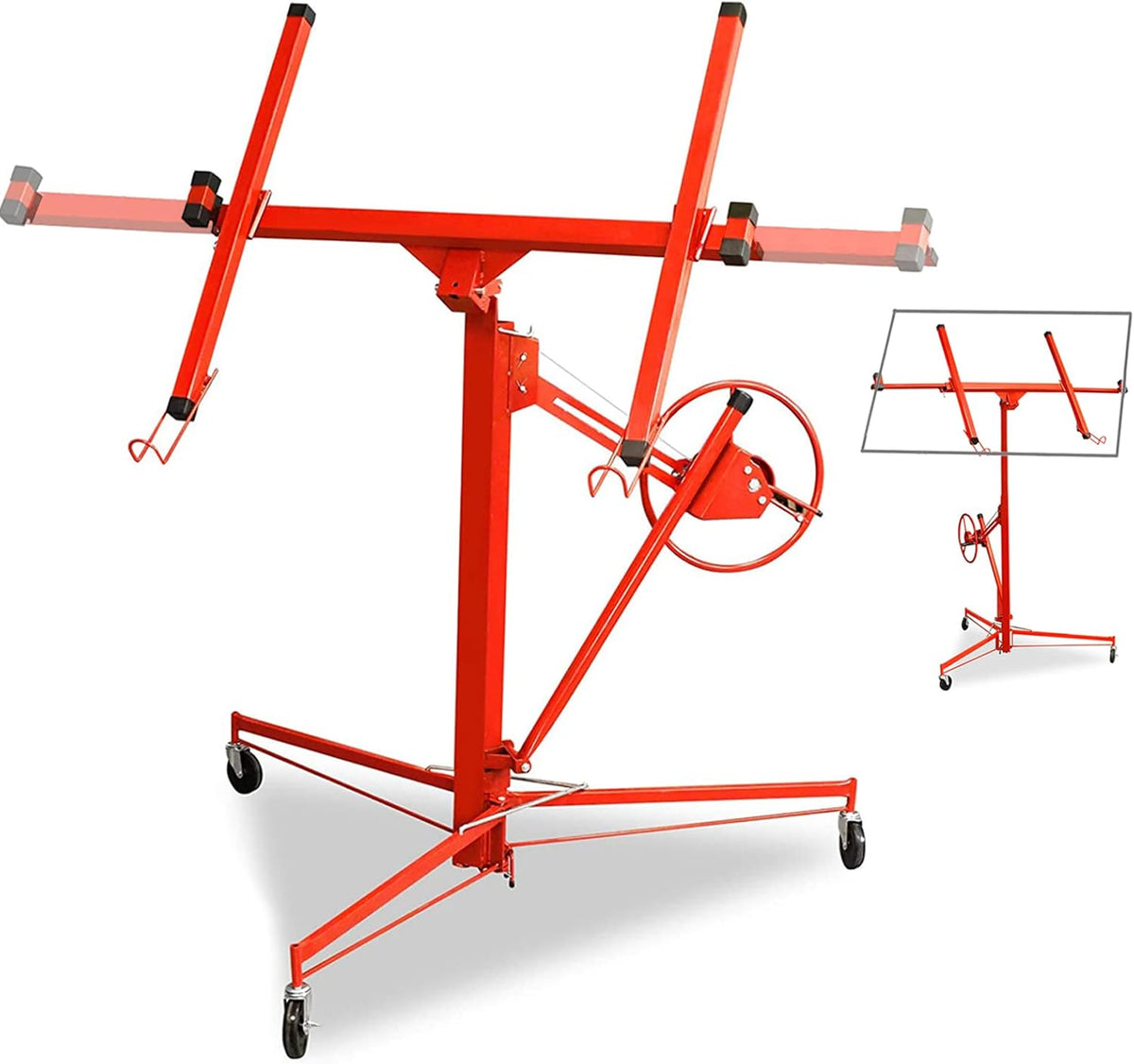 11'' Drywall Lift Panel Hoist with Adjustable Telescopic Arm U470464