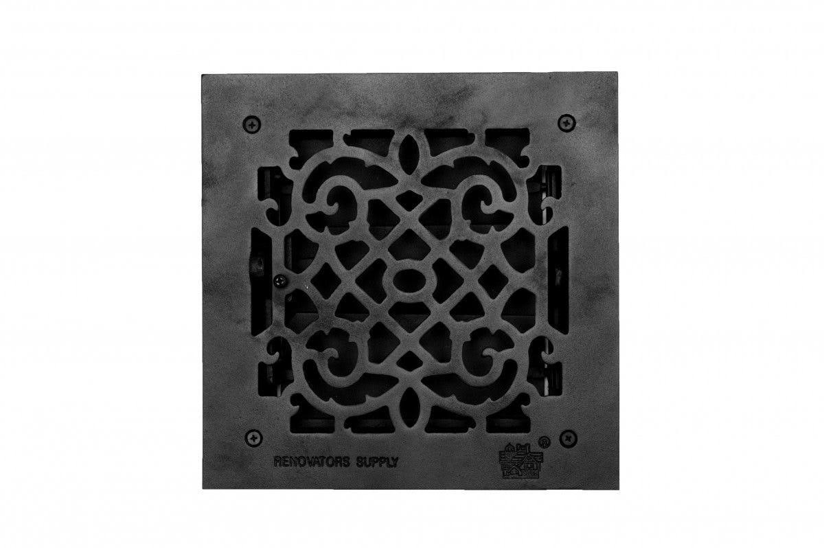 4 Floor Heat Register Louver Vent Cast 8x22 Duct V9126