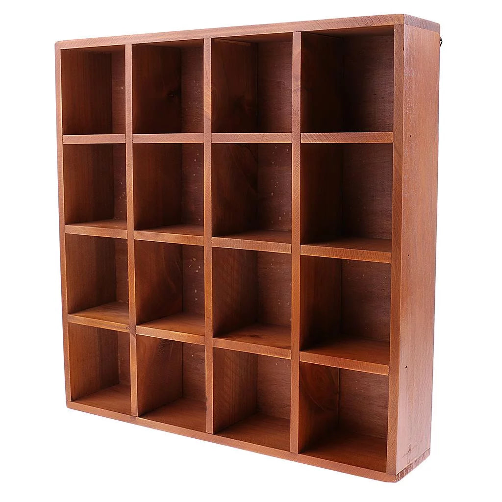 Wooden Wall Mount Storage Cabinet Shelf T7408