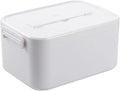 White Double-Layer Portable First-aid Kit J7332