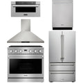 36 Gas Range, Range Hood, Refrigerator, Dishwasher and Microwave F601