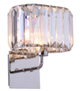 Chrome & Acrylic Wall Sconce Set of 2 B785