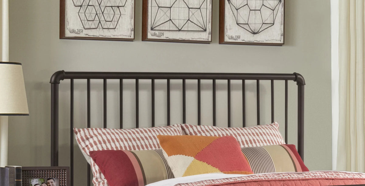 Queen Metal Headboard and Bed Frame F62058