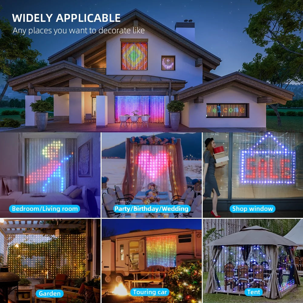 Smart Curtain Lights With App Control P994265