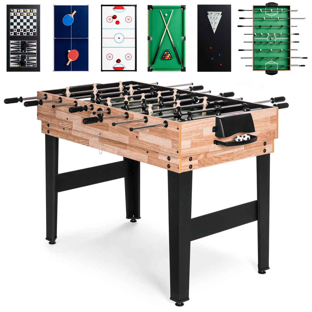 2x4ft 10-in-1 Combo Game Table Set M551581