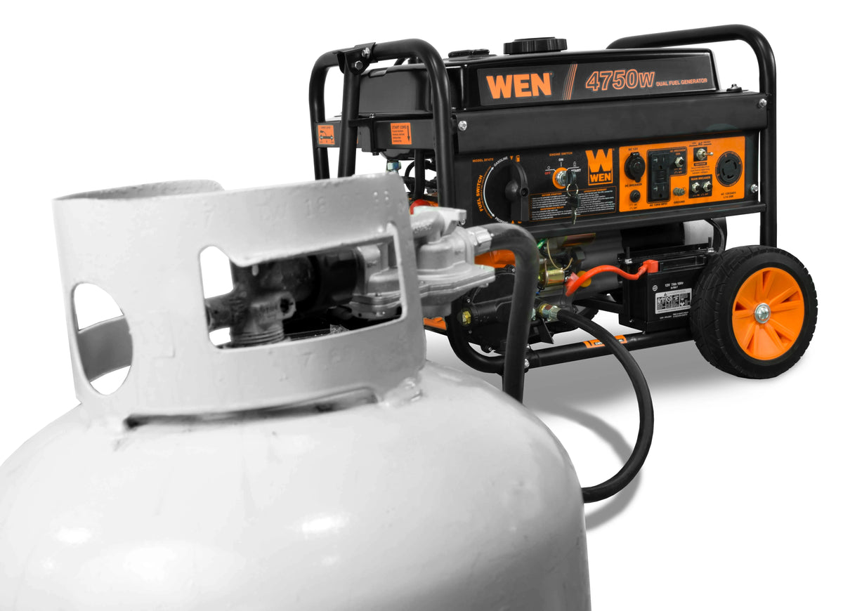 4,750/3,800-Watt Dual Fuel Portable Generator with Wheel Kit V195