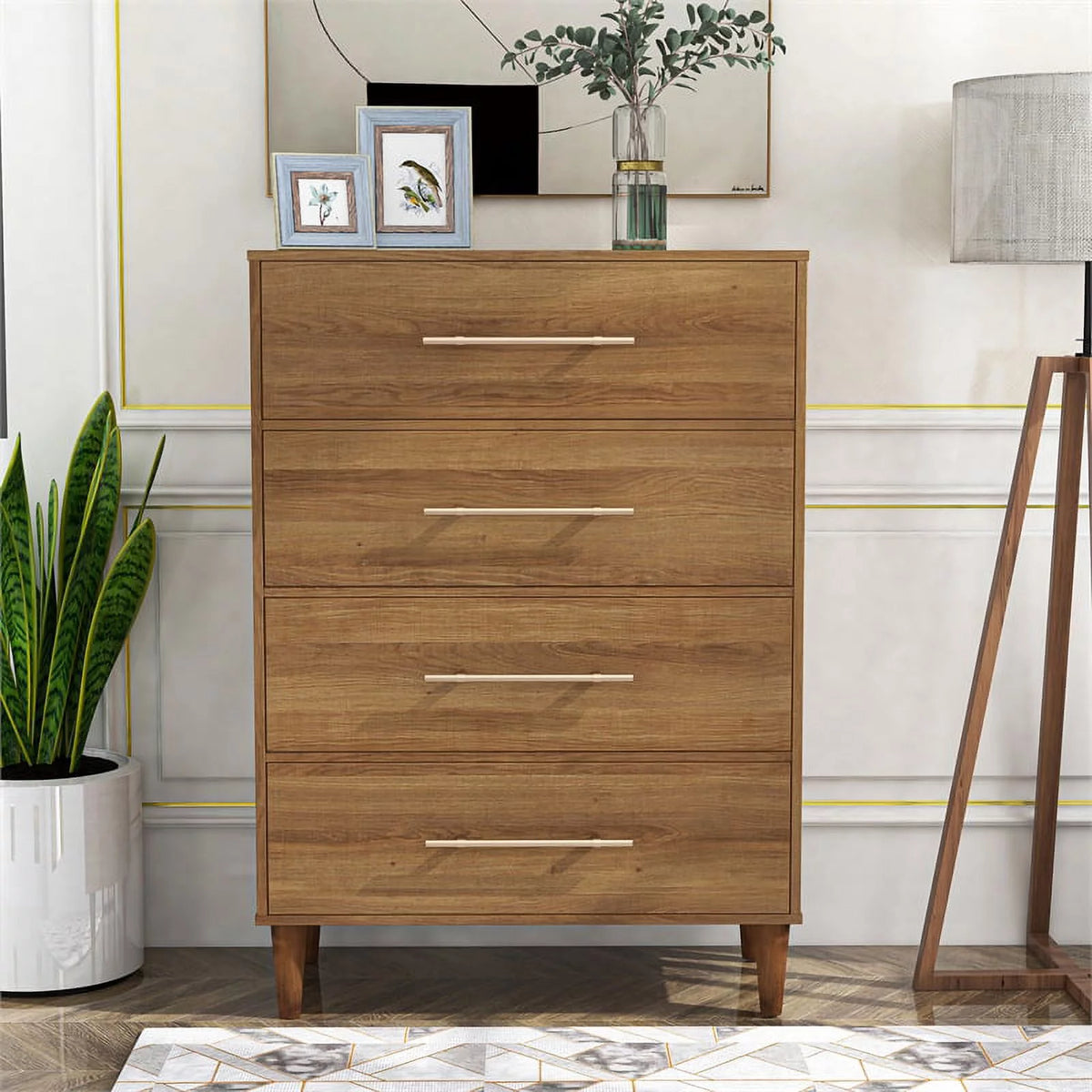 Farmhouse Wood 4-Drawer Chest J373726