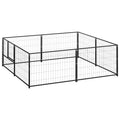Dog Kennel Silver Steel R813230
