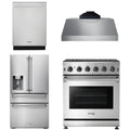 30 Propane Gas Range, Range Hood, Refrigerator, Dishwasher O8331