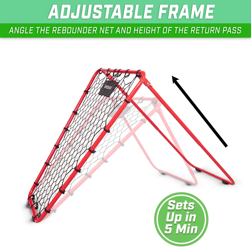 Basketball Rebounder with Adjustable Frame Y311012