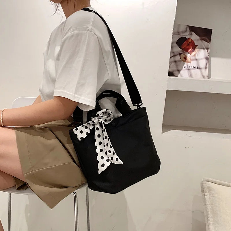 Silk Scarf Shoulder Bag W20791