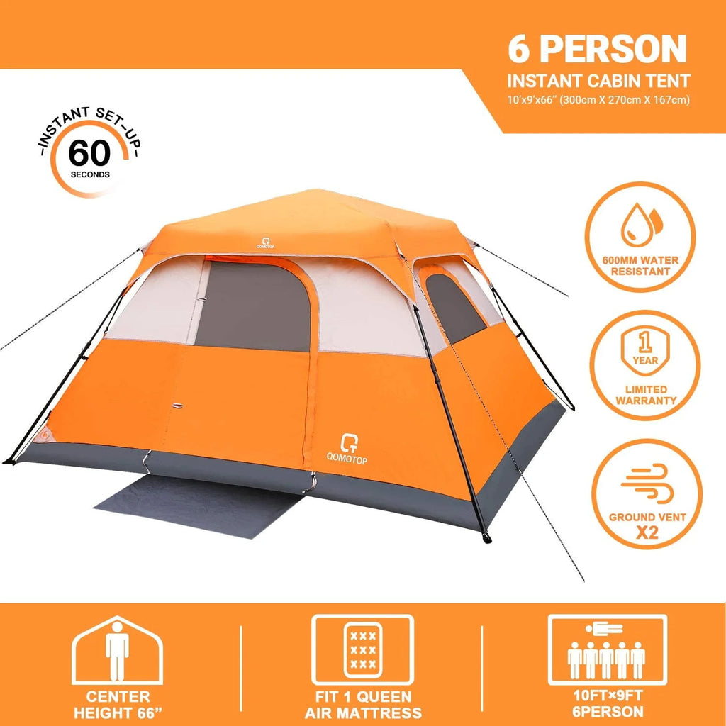 6 Person Waterproof Camping Tent A945