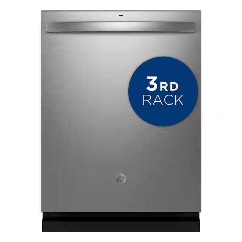 24 in. Built-In Tall Tub Dishwasher in Stainless with 3rd Rack Q487304