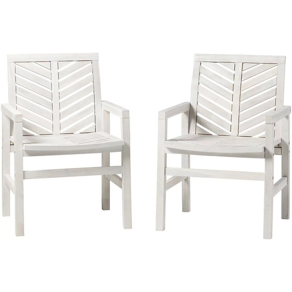 Solid Wood Patio Chair Set of 2 C81842